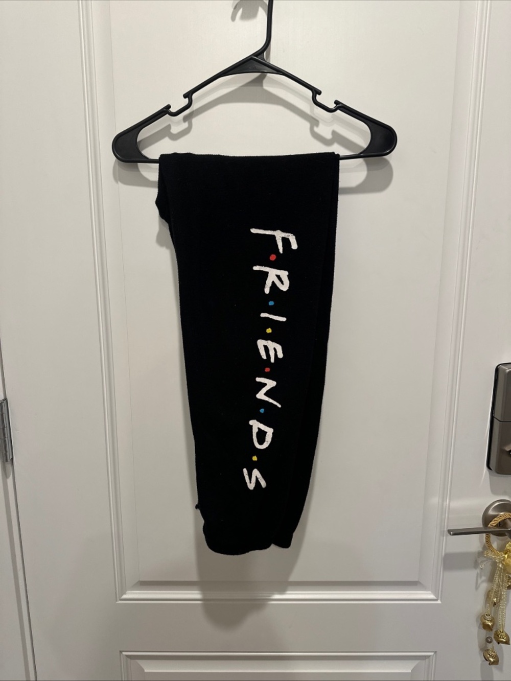 Black FRIENDS sweat pants